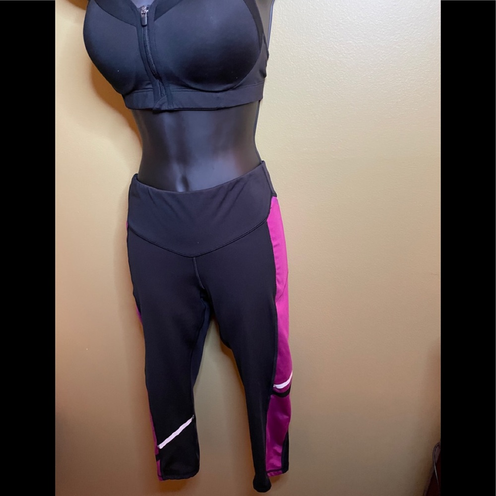 Champion Black & Pink Exercise Pants - Size S - Picture 2 of 6